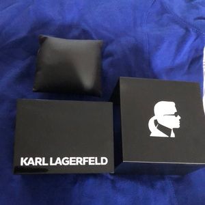 Authentic KARL LAGERFELD watch box